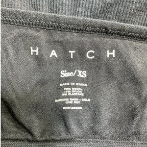 Hatch Ribbed Black Body Unitard Size XS
