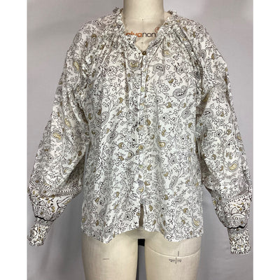 Cleobella 'Ivy' White Blouse Size M
