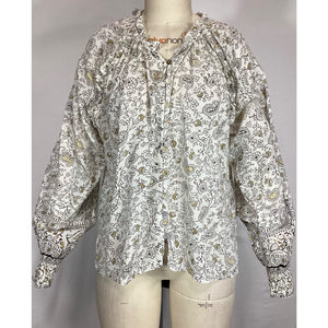 Cleobella 'Ivy' White Blouse Size M