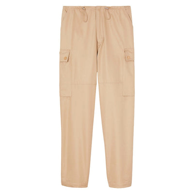 Sandro Utility Beige Cargo Trousers Size 34 FR