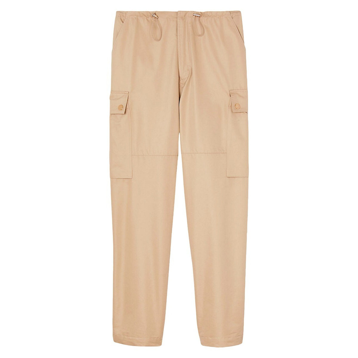 Sandro Utility Beige Cargo Trousers Size 34 FR