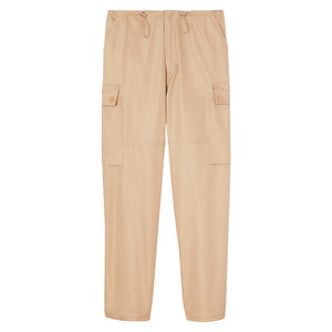 Sandro Utility Beige Cargo Trousers Size 34 FR