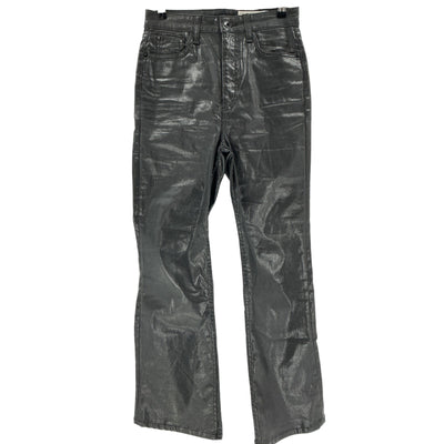 Rag & Bone Coated Black Casey Denim Jeans Size 27