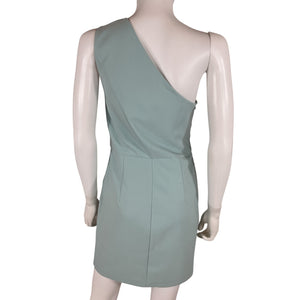 Michael Costello Asymmetric Blue Ava Dress Size M NWT