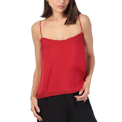 Cami Nyc Ruffled Red Inara Camisole Size XXS NWT