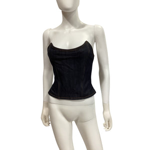 Retrofête Strapless Rinse Allie Corset Top Size S NWT