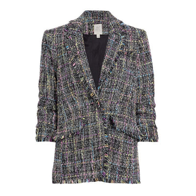 Cinq à Sept Tweed Multicolor Khloe Blazer Size 0