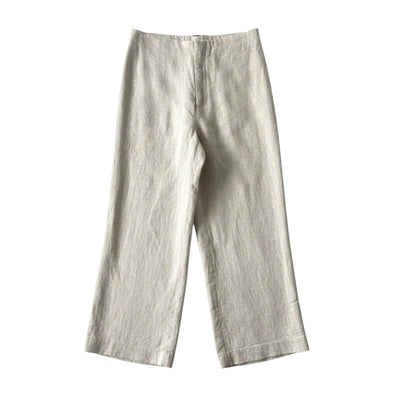 Reformation Linen Heather Grey Joni Pants Size 4