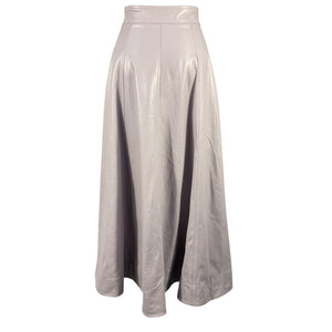 Brandon Maxwell Sleek Purple A-Line Skirt Size US 2