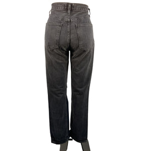 Agolde Distressed Black Lana Denim Jeans Size 27