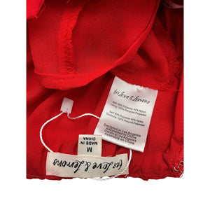 For Love & Lemons Romantic Red Hannah Mini Size M Dress