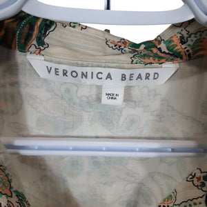 Veronica Beard Floral Stone Multi Vanessa Size 10 Dress