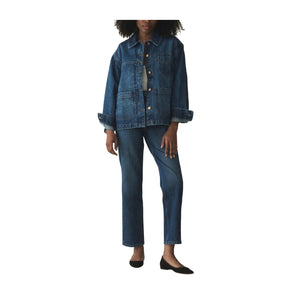 Dôen 'Gaelle' Blue Cotton Jacket Size S