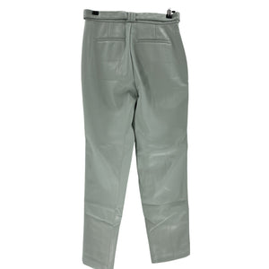Simkhai Vegan Leather Teal Pauline Size 4 Pants