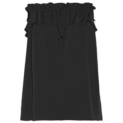 Milly Ruffled Black April Top Size 2
