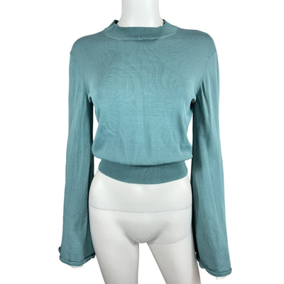 Solid & Striped Ribbed Teal Babetta Sweater Size S