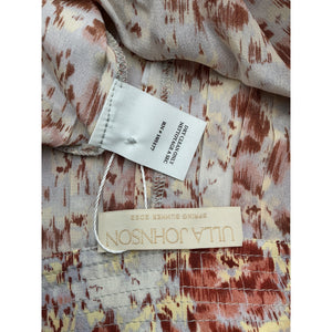 Ulla Johnson Pleated Multicolor Lorraine Size 6 Blouse