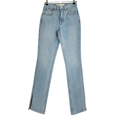 Grlfrnd Classic Blue Harlow High Rise Boot Denim Jeans Size 23