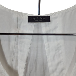 Rag & Bone Button Front White Criseli Size 00 Dress