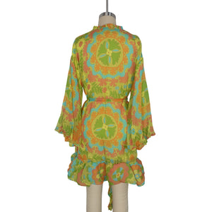 Alexis Floral Green Analia Size XXS Dress