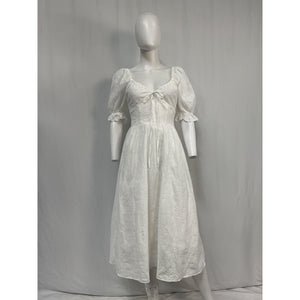 Hill House Home 'The Eyelet' White Cotton Ophelia Dress Size XS