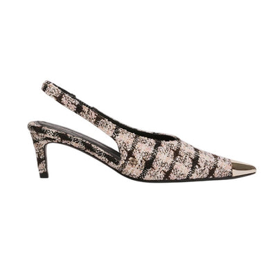Anine Bing Tweed Multicolor Nina Slingback Pumps Size EU 40 / US 10