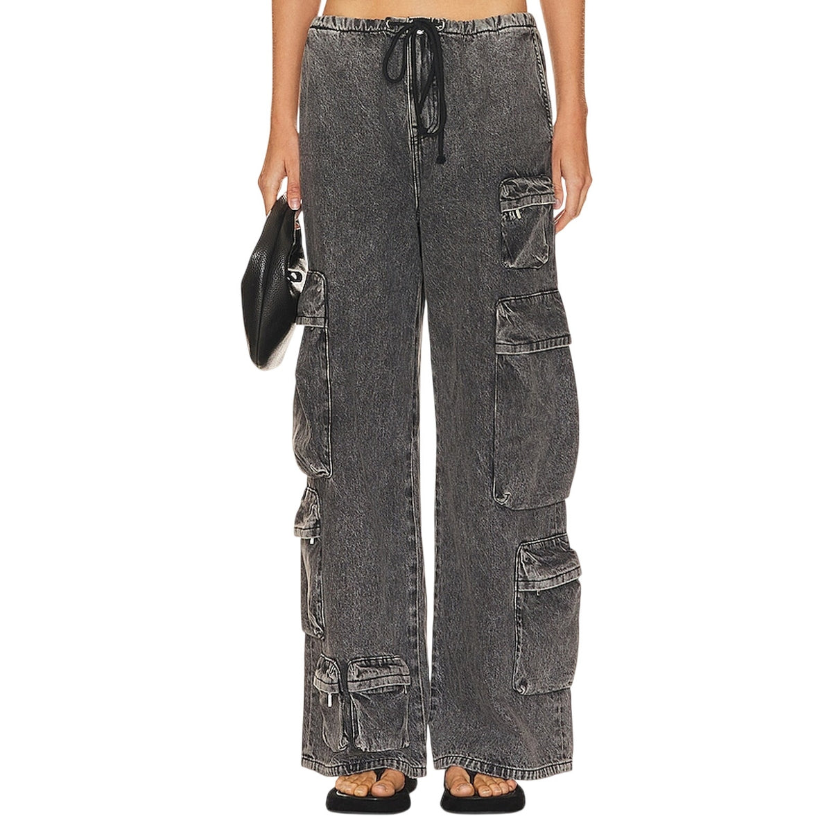Grlfrnd Relaxed Sedgwick Romee Drawcord Cargo Pants Size S