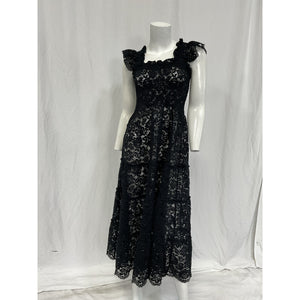 Hill House Home Black Nylon The Collector'S Edition Ellie Nap Dress Size XS