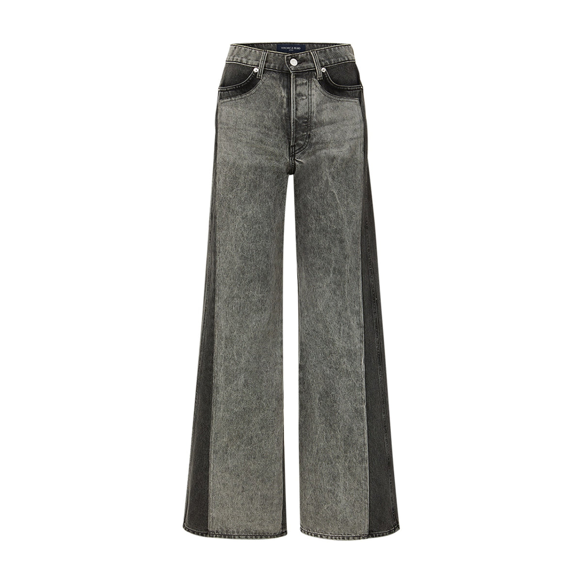Veronica Beard Two-Tone Black Taylor Denim Jeans Size 30