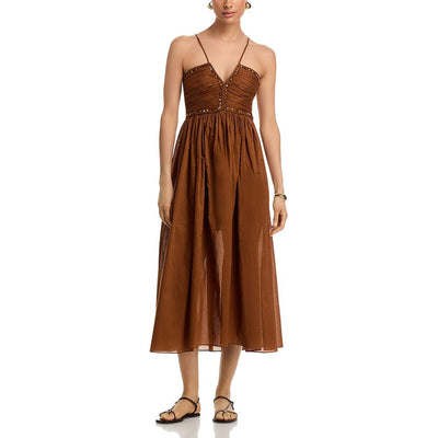A.l.c. Crocheted Brown Rumi Dress Size 6