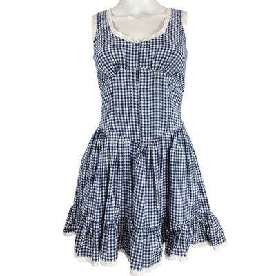 Loveshackfancy Gingham Blue Ceronne Dress Size 0