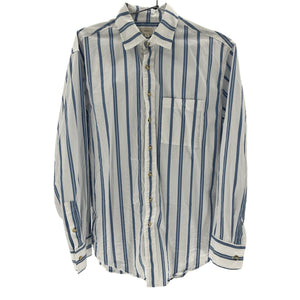 Donni. 'The Poplin' Grey Cotton Shirt Size S