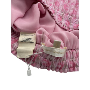 Loveshackfancy Tiered Pink Ruffle Mini Skirt Size S