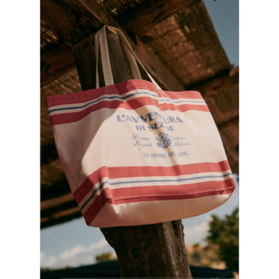 Sézane L'avventura Red Tote Bag