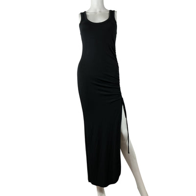 The Range Sleeveless Black Rib Knit Midi Dress Size S