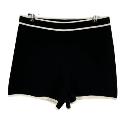 L'Academie Knit Black Lida Shorts Size L