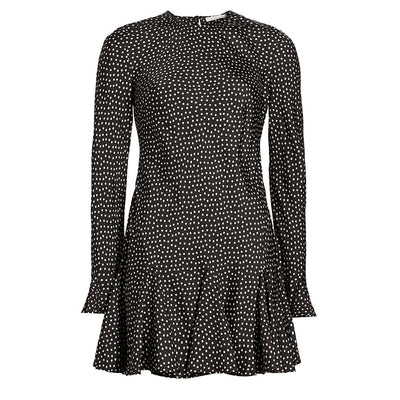 Dôen Polka Dot Black Sansa Dress Size XL