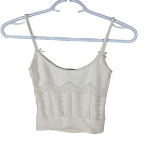 Helsa Knit Ivory Adam Tank Size XXS Top Camisole