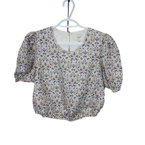 Cami Nyc Printed Spring Tapestry Flor Crop Size L Top