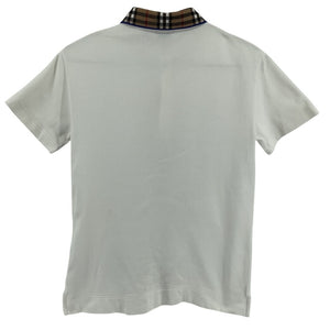 Burberry Classic White Johane Polo Shirt Size 14Y