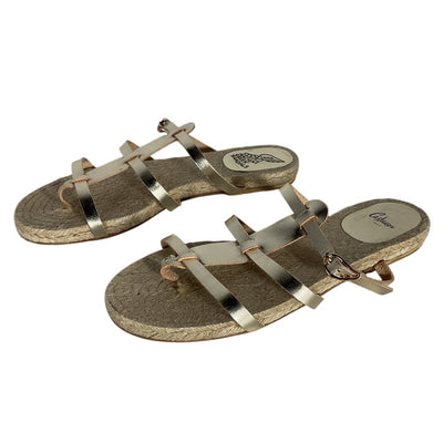 Castañer Metallic Gold Milos Sandals Size EU 39 / US 9