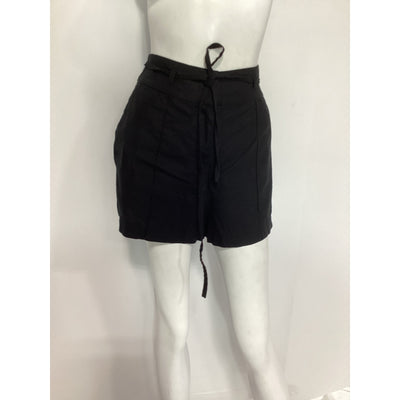 L'Academie 'Jennica' Black Linen Short Size S