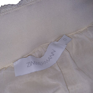 Zimmermann Crochet Ivory Waverly Skirt Size 0 / XS