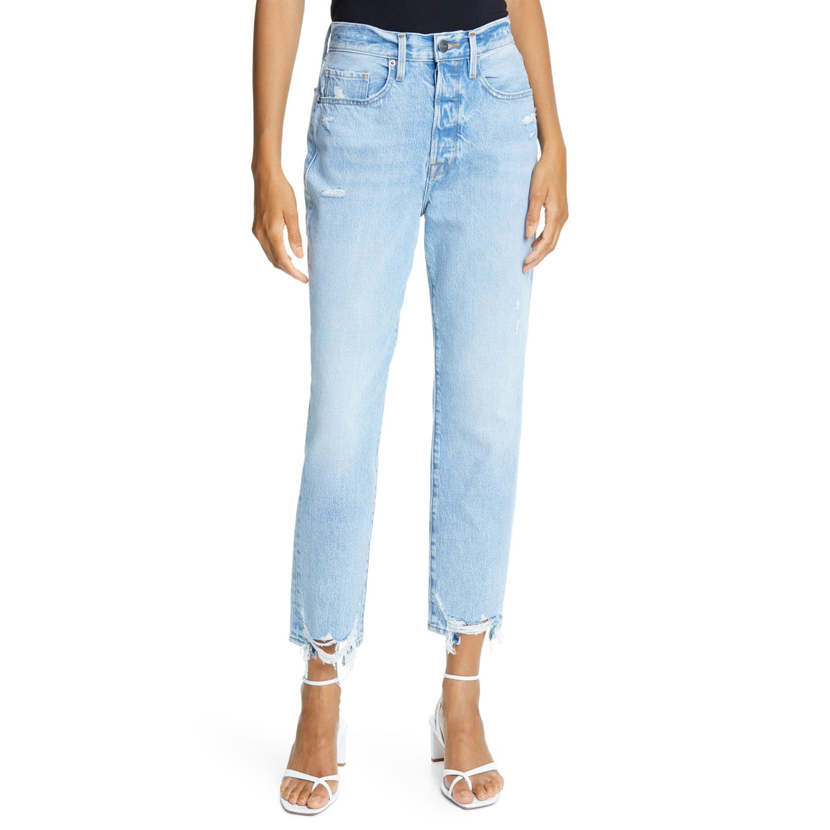 Frame Distressed London Le Original Denim Jeans Size 27