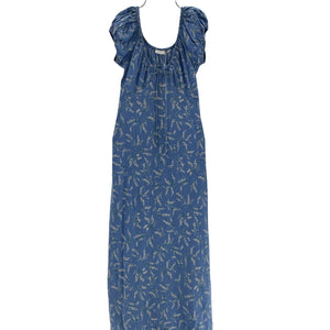 Dôen 'Sofia' Blue Cotton Midi-Dress Size XS
