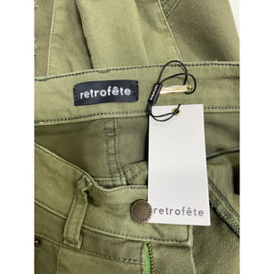 Retrofête Paneled Olive Mix Taryn Pants Size 25 NWT