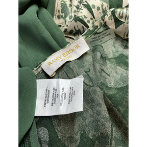 Ramy Brook Elegant Sage Burnout Oakley Dress Size 00