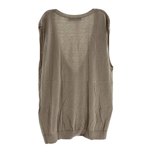 Iro Lightweight Tan Jayda Sleeveless Knit Top Size M