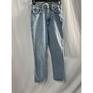 Agolde Pinch 'Waist' Blue High Rise Kick Denim Jean Size 24