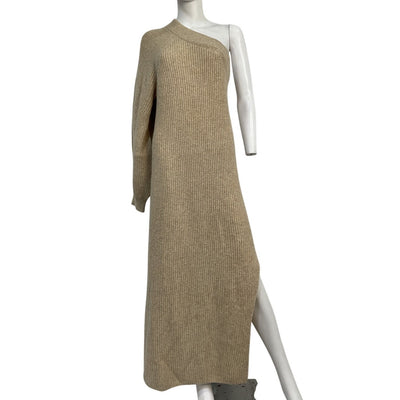 L'Academie Chic Oatmeal Feride Sweater Dress Size XL